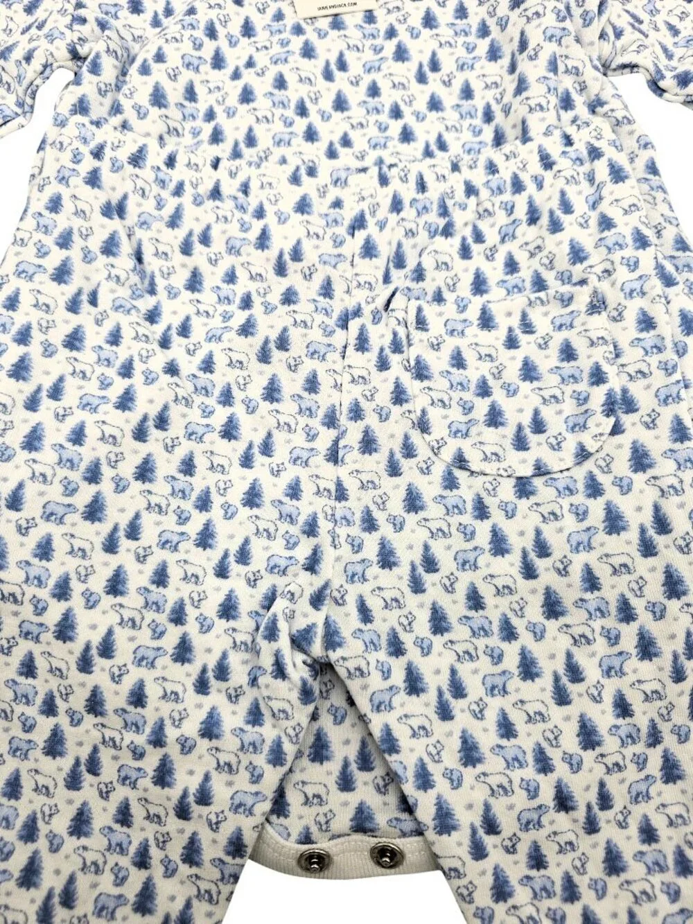 Janie and Jack NWT Baby Boy Polar Bear Pine Tree 2-Piece Outfit Set 6-12 Months